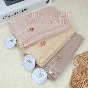 Haifara WARNA BARU Jilbab Paris Japan Jilbab Segiempat Paris Jepang