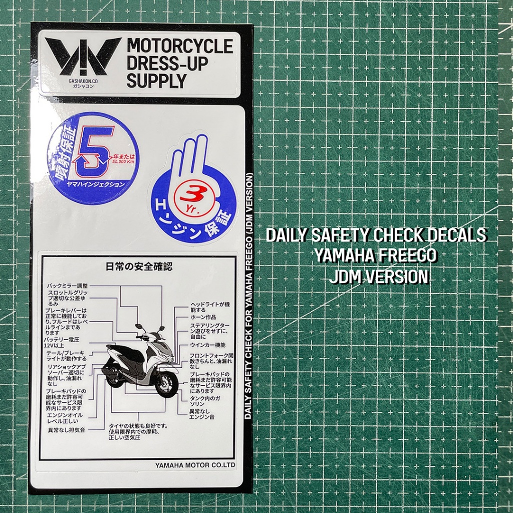 Jual Sticker detail/Warning Decals/Sticker Warning/Stiker pelengkap ...