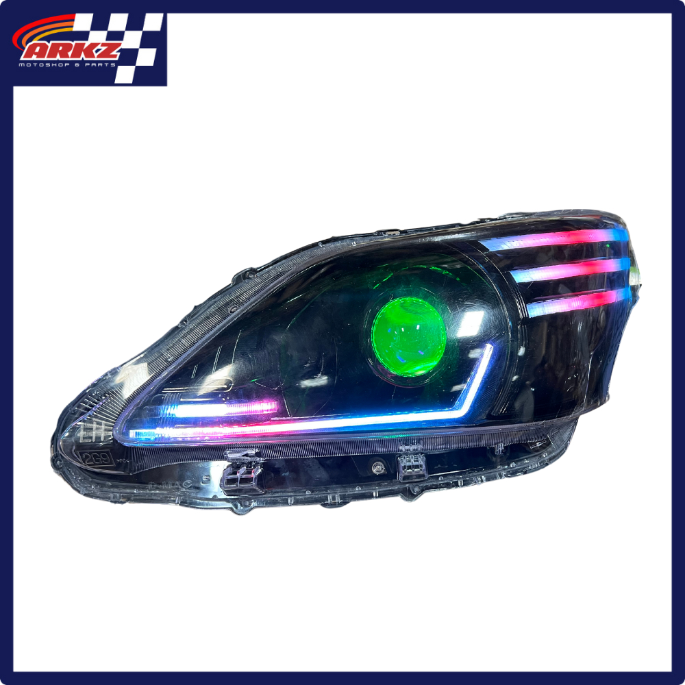 Jual Paket Headlamp Custom Innova Grand 2011-2015 Slim Frame Cakar RGB ...