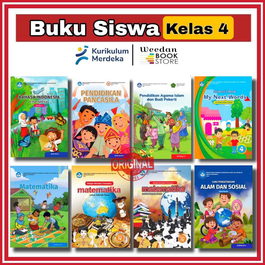 Jual Buku Paket Siswa Kelas 4 Sd Kurikulum Merdeka | Shopee Indonesia
