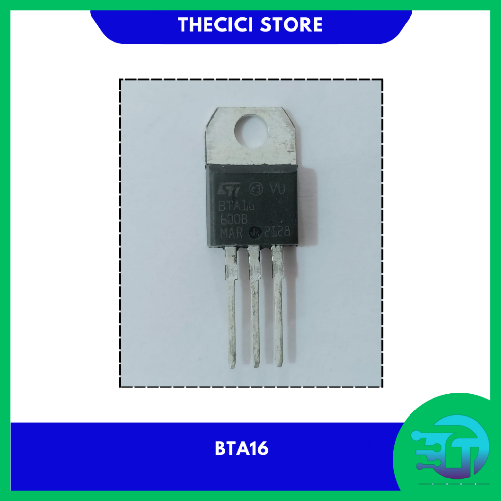 Jual BTA16 600B 600 Triac Logic Level 16A 600V TO-220 BTA 16 | Shopee ...