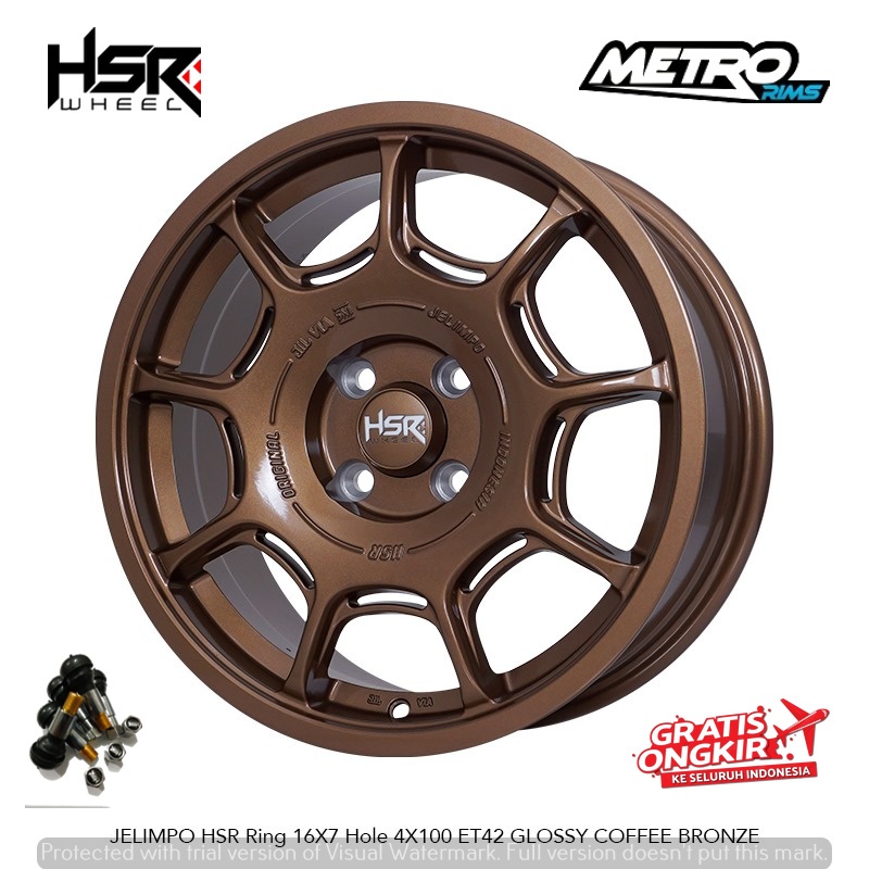 Jual TERBARU!!! HSR JELIMPO HSR R16 RING 16 BALENO MAZDA2 VIOS CITY ...