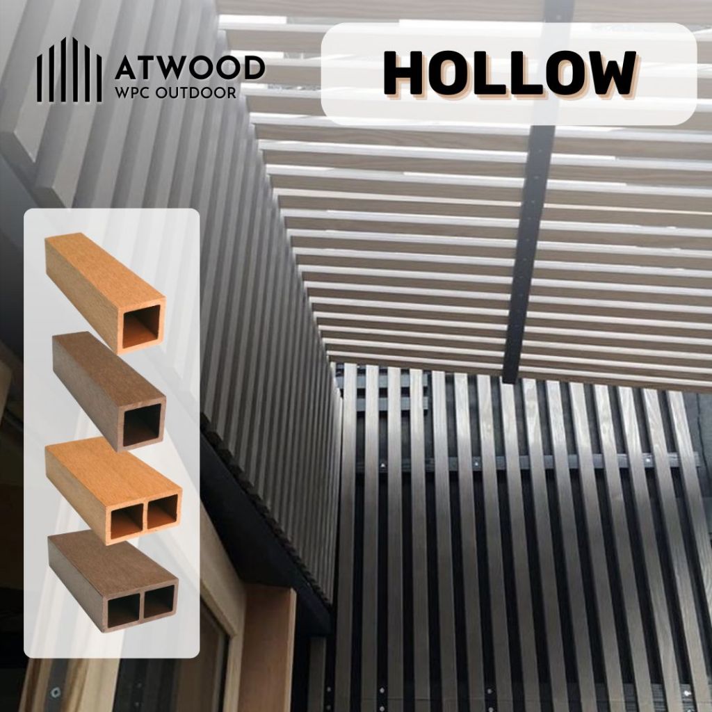 Jual Hollow Outdoor WPC | Wallpanel WPC Hollow Tube Outdoor | Shopee ...