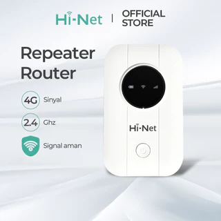 Hi-Net Router mini router nirkabel 4G, Wi-Fi portabel seluler, slot kartu sim modem MIFI LTE