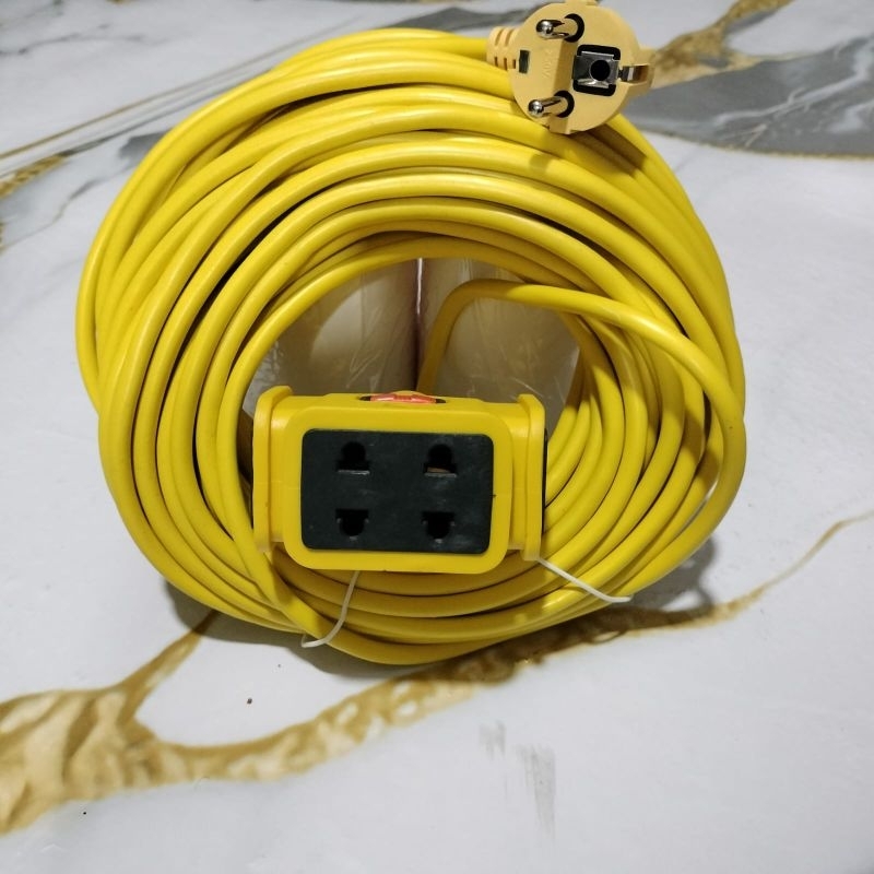 Jual Kabel Sambungan 4 Socket 5 Meter 10 Meter 20 Meter 30M Colokan ...