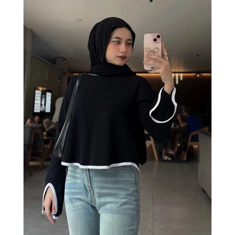  Lengan Panjang Basic Korean Style