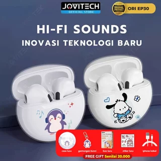 Jovitech 2025 style Headset Bluetooth Dengan Casing Karakter Lucu Inpods Versi 5.3 Suara Hifi Kualitas HD Transparan True Wireless - EP30