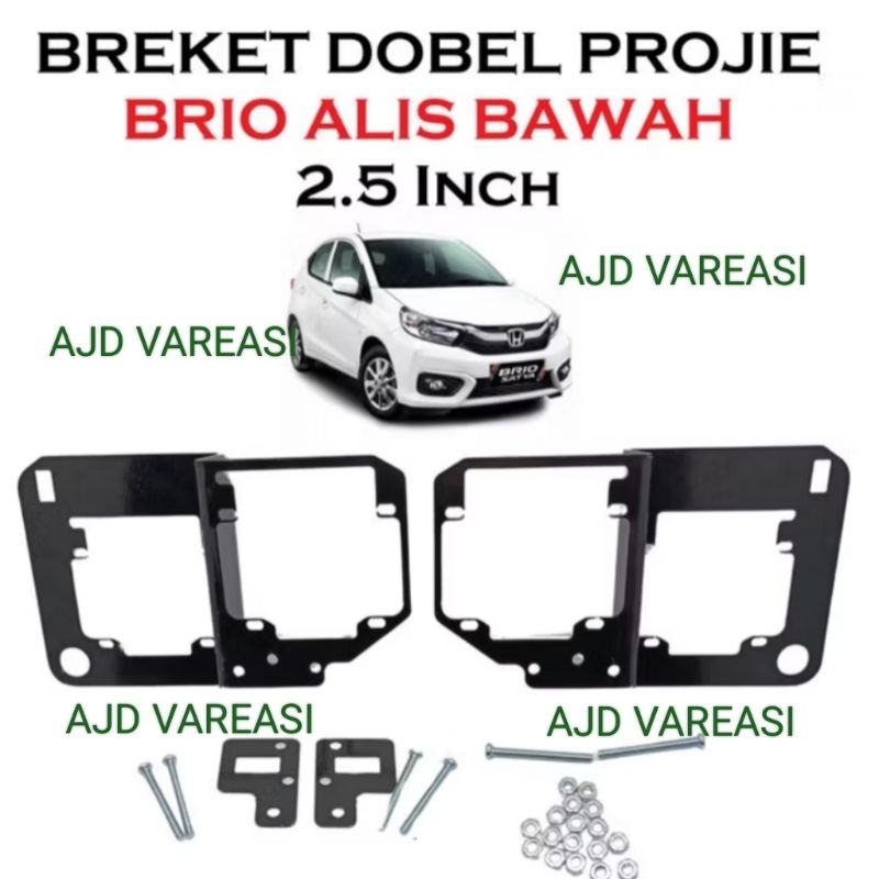 Jual Breket Dobel bi lled Projie BRIO ALIS BAWAH 2019 2020 2021 2022 ...