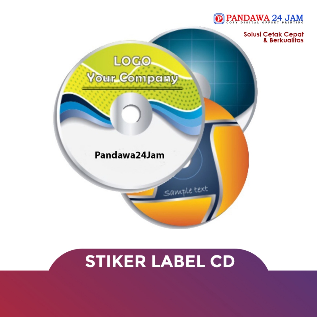 Jual CETAK STICKER LABEL CD | DESIGN CUSTOM | Shopee Indonesia