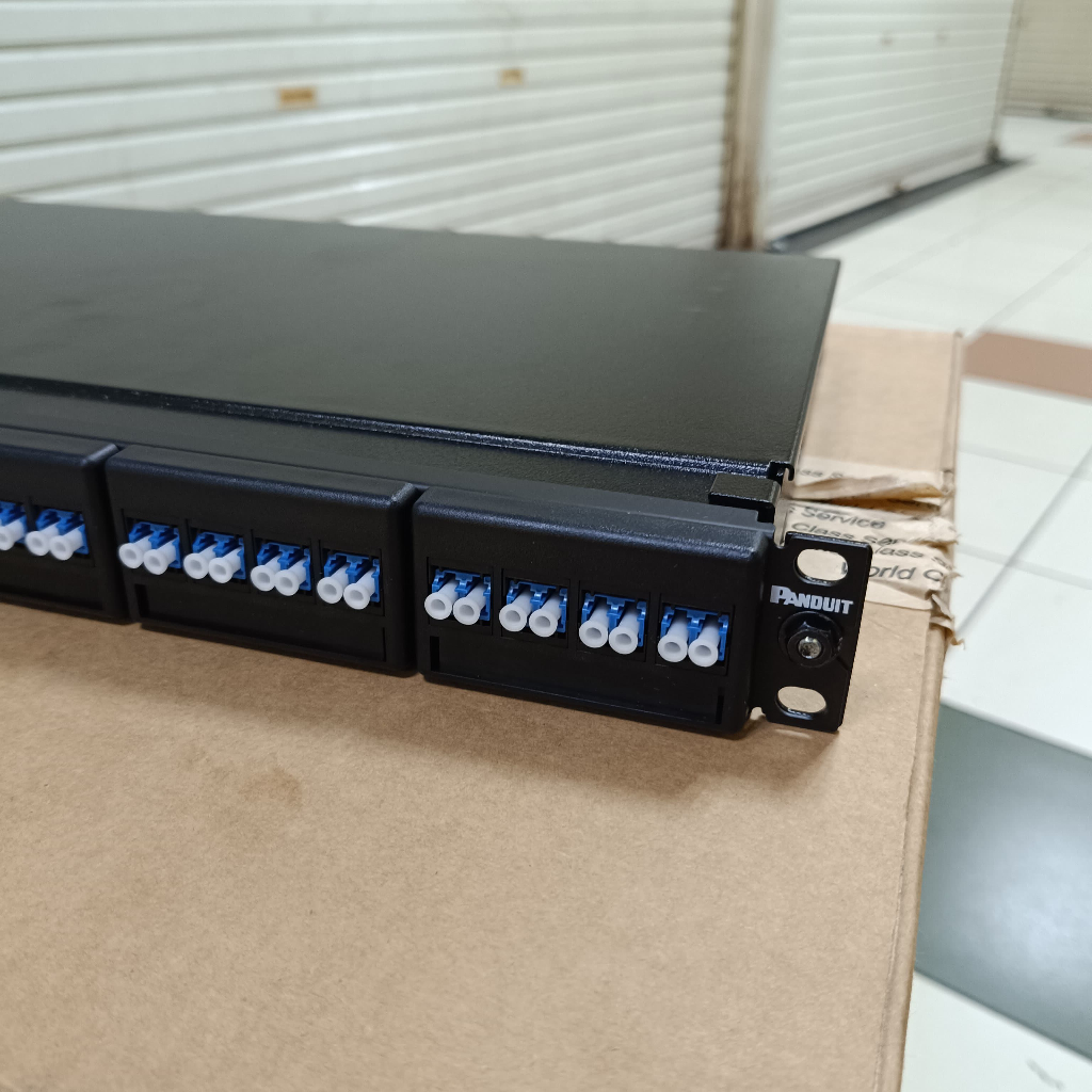 Jual panduit patch panel fiber optik FMT1 + CPPL24WBLY OTB fiber optik ...