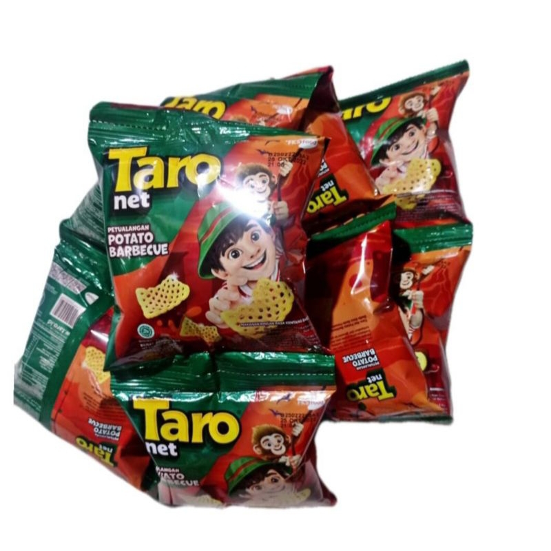 Jual Taro BBQ / Taro seaweed / Chiki Taro 8 gr 1 renceng isi 10 pcs ...