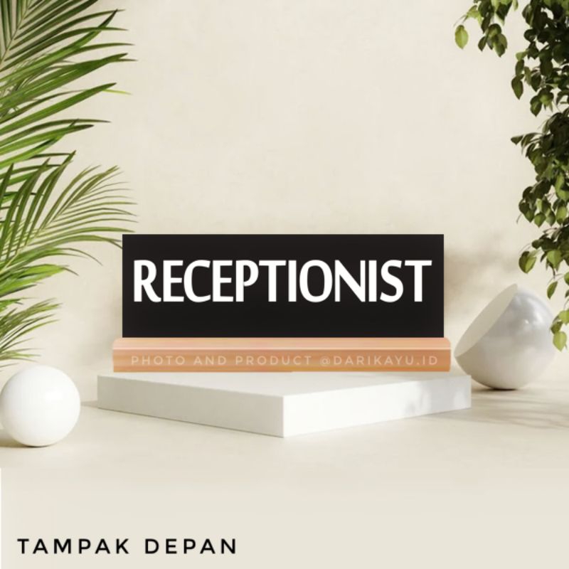 Jual Papan Penanda Resepsionis/Receptionist Sign | Shopee Indonesia