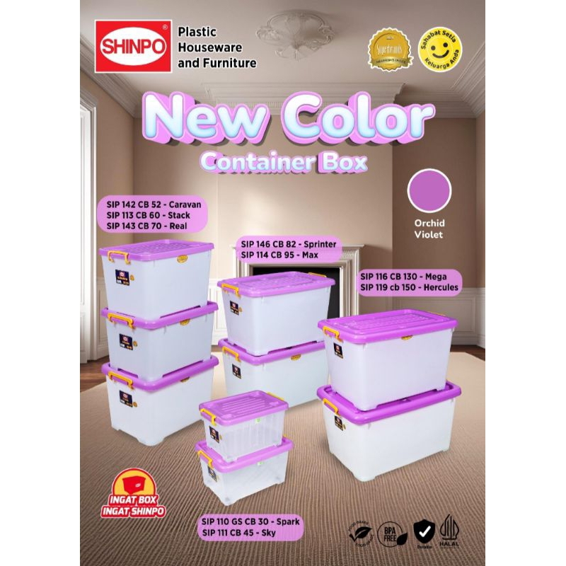 Jual Sky Container Box CB 45 SIP 111 Shinpo / Kontainer Plastik dengan ...