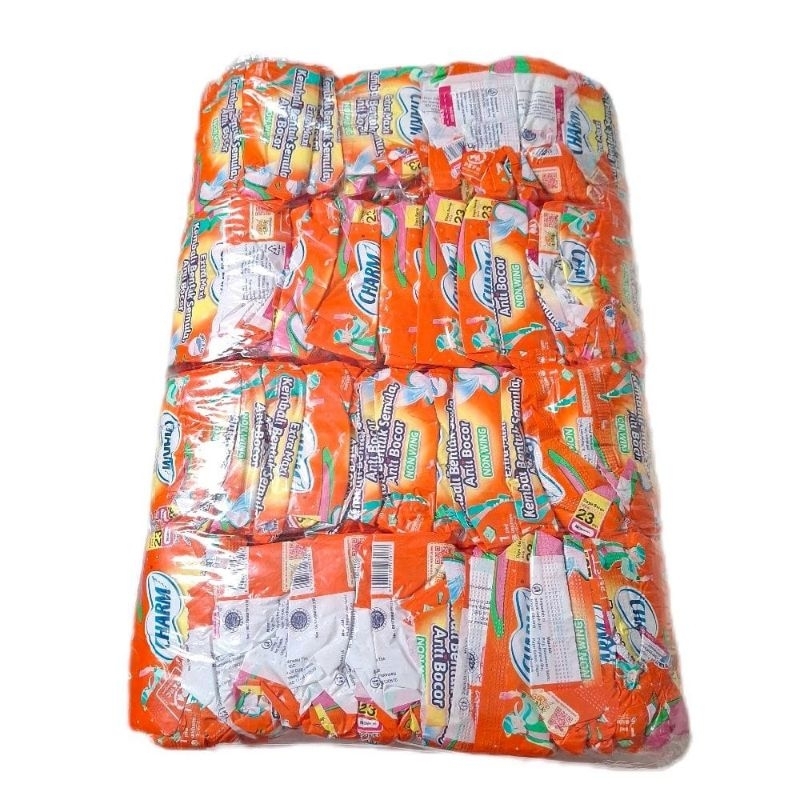 Jual pembalut Charm bodyfit renceng 23cm isi 100 | Shopee Indonesia