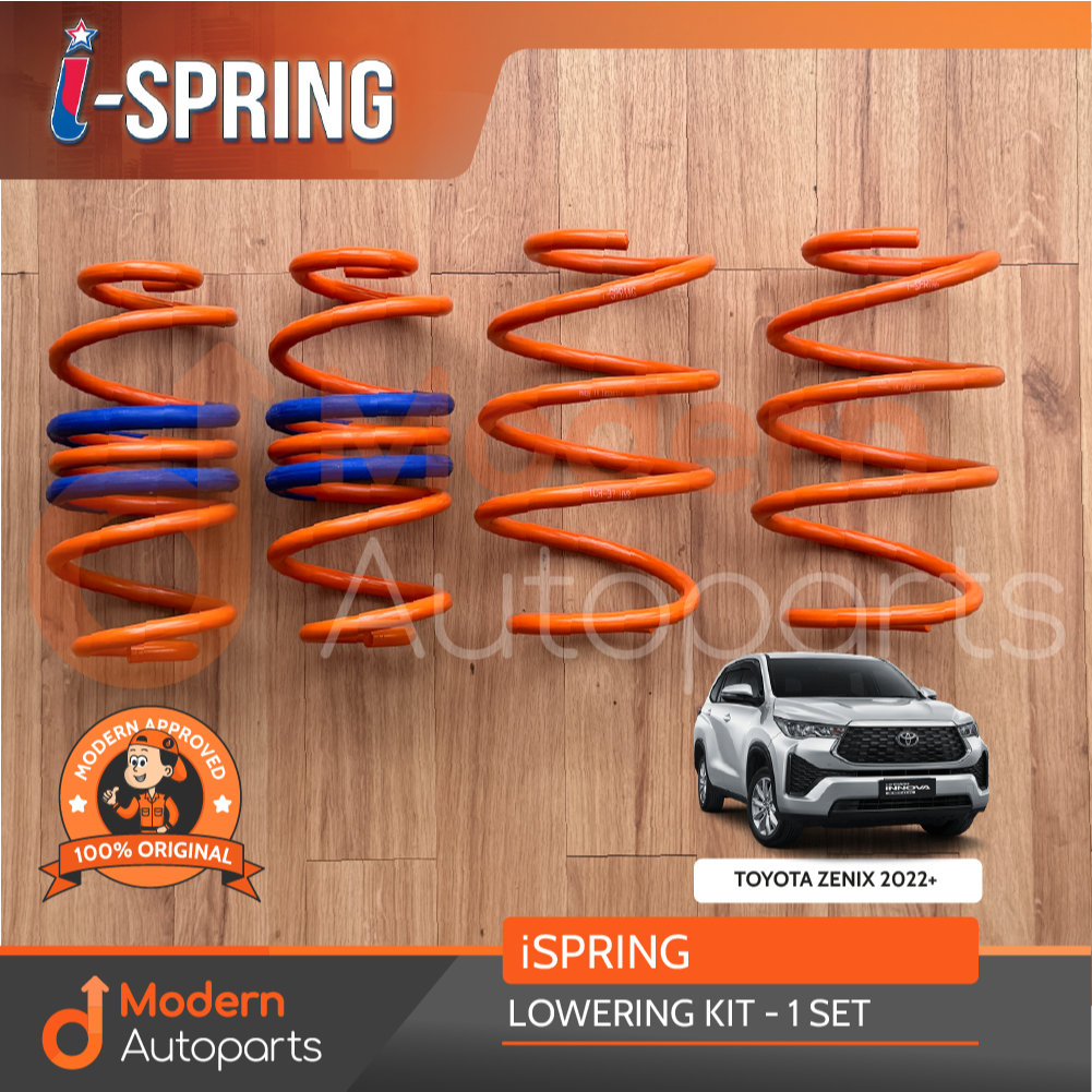 Jual ISPRING Lowering Kit Per Coil Spring INNOVA ZENIX BENSIN & ZENIX ...