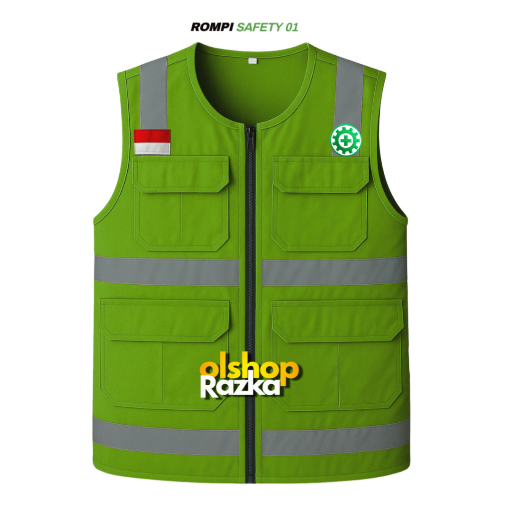 Jual Cuci Gudang Rompi Proyek Safety/Rompi Lapangan/Rompi K3/Rompi Pria ...