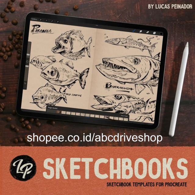 Jual Procreate Brush - LP Sketchbook | Shopee Indonesia