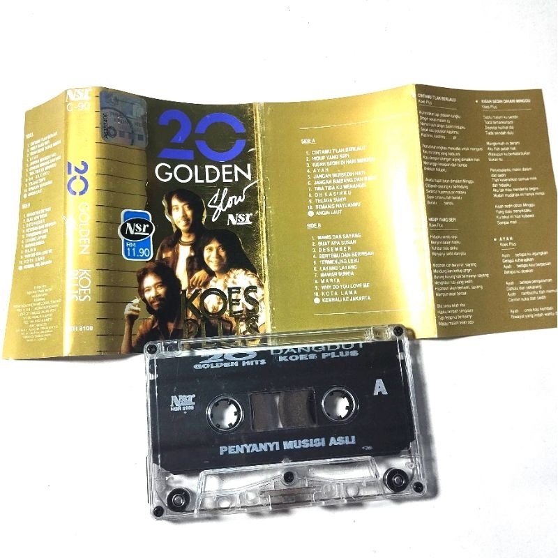 Jual kaset pita koes plus golden hits import malaysia | Shopee Indonesia