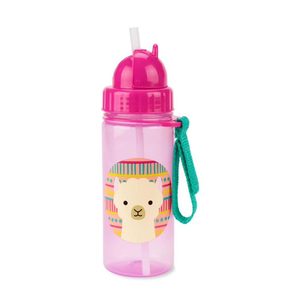 Skip Hop Zoo Straw Bottle 390ml - Botol Minum Anak