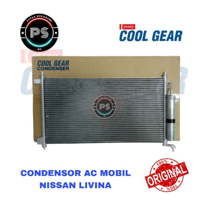 Jual CONDENSOR KONDENSOR AC MOBIL NISSAN LIVINA ORIGINAL DENSO COOLGEAR ...