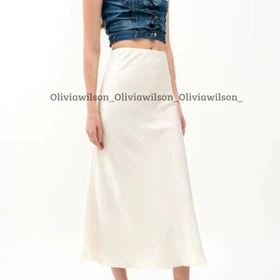Rok Satin 90 Cm SATIN SKIRT Premium Panjang Rok Satin Semi Duyung Satin Silk Basic Wanita