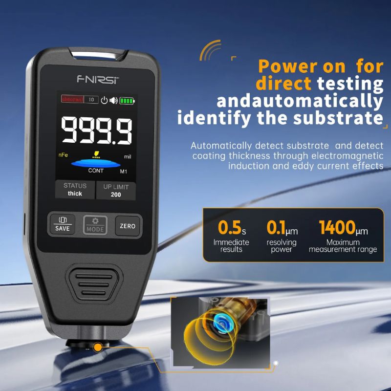 Jual Coating Thickness Gauge Digital Alat Ukur Permukaan Ketebalan Cat ...