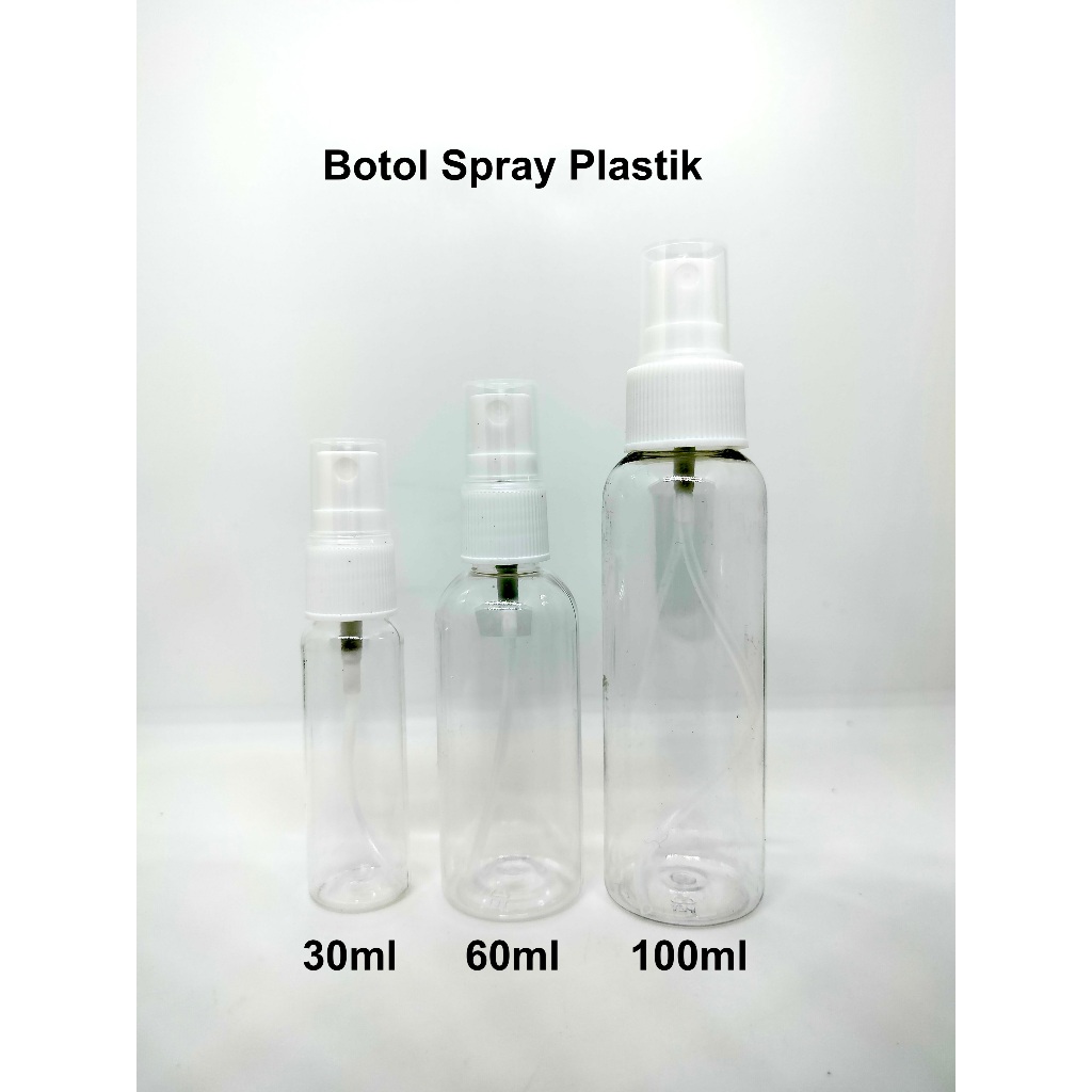 Jual Botol Spray Semprot Plastik 30ml, 60ml, 100ml | Shopee Indonesia