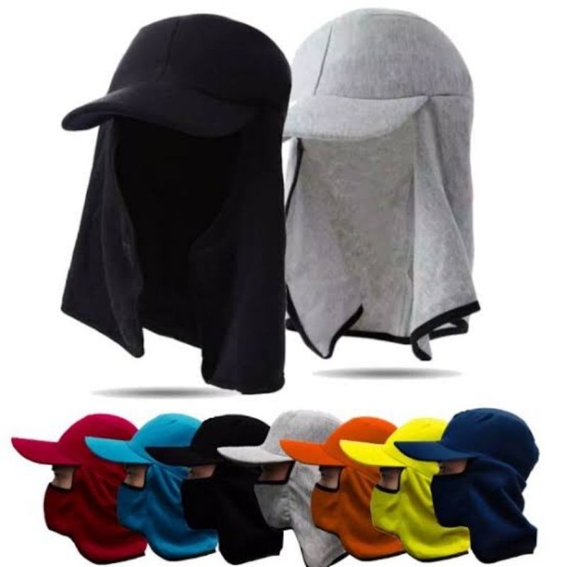 Jual topi masker jepang untuk di ladang sawah atau memancing | Shopee ...