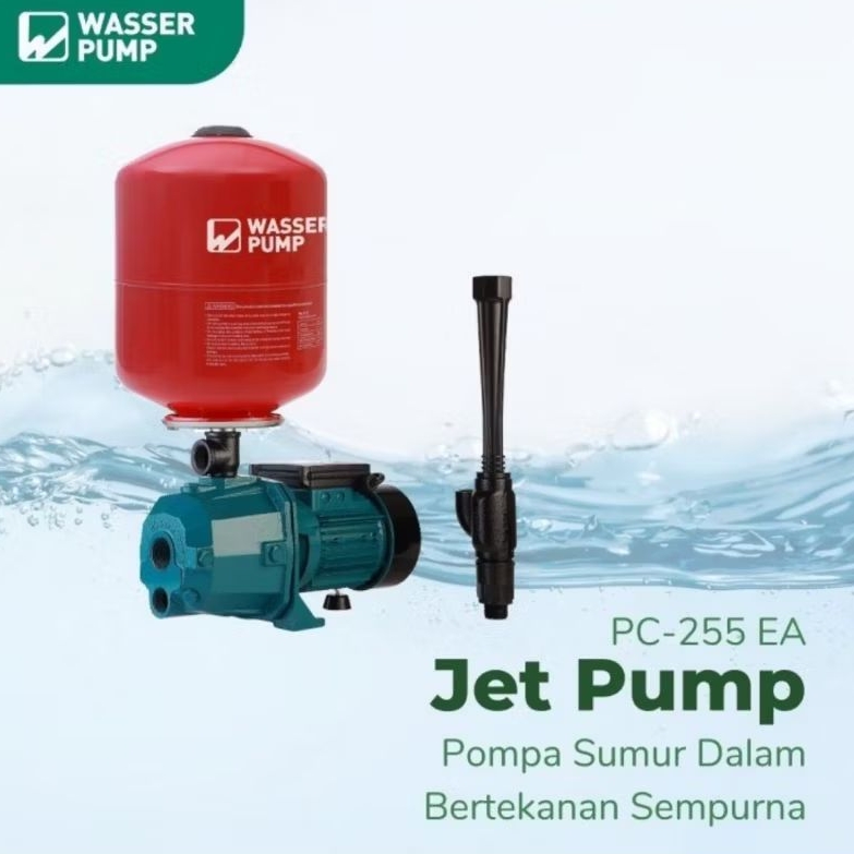 Jual Pompa Air Jetpam Wasser PC280EA 30M 250W 53lpm Garansi Motor ...