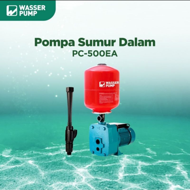 Jual Pompa Jetpam Wasser PC-500EA 500w Hisap 50m Head 90 61lpm Motor ...