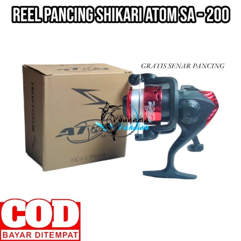 Jual Reel Daido Atom TM200 Bonus Senar Pancing | Shopee Indonesia