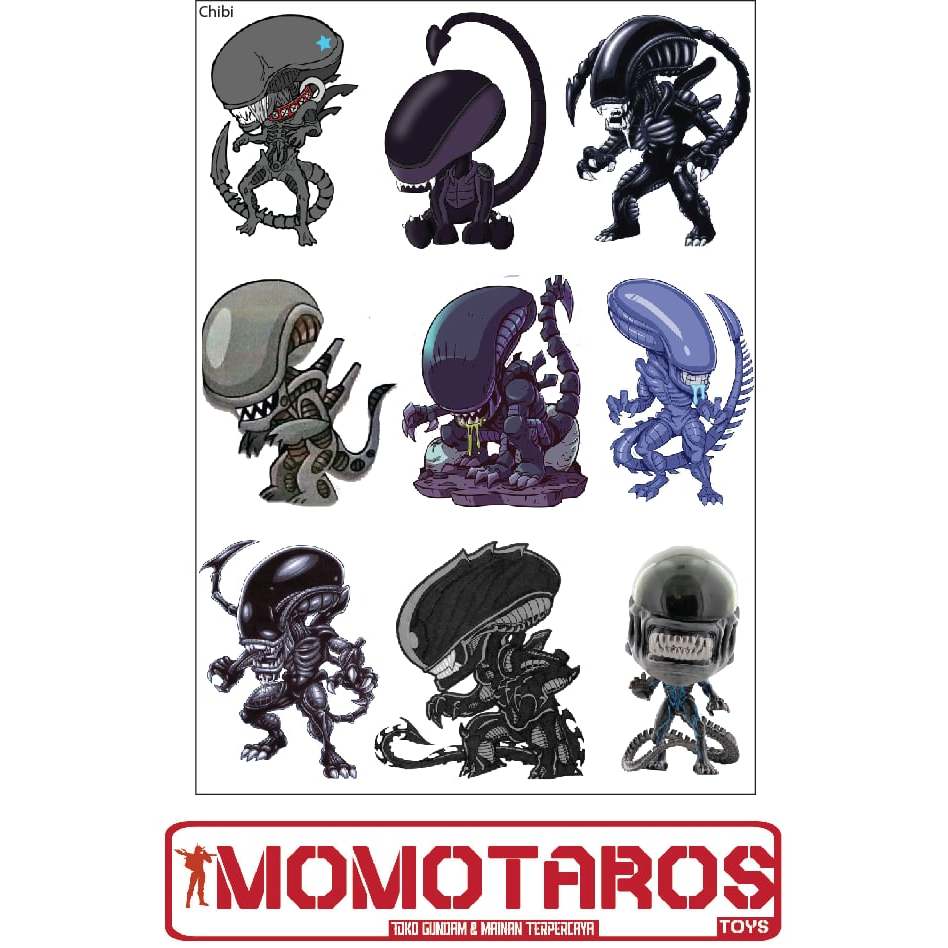 Jual Sticker Alien Movie chibi 1 pc | Shopee Indonesia