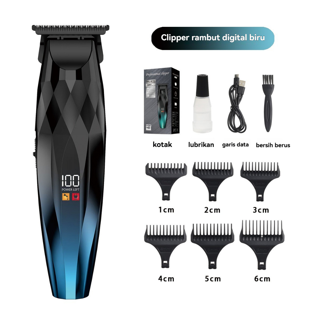 Jual 【COD】Clipper Rambut/Alat Cukur Rambut Elektrik Hair/Alat Pencukur ...