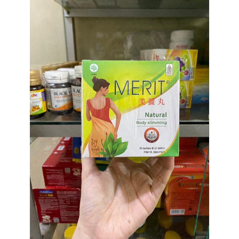 Jual Merit natural body slimming 1 box ( KEMASAN BARU ) | Shopee Indonesia