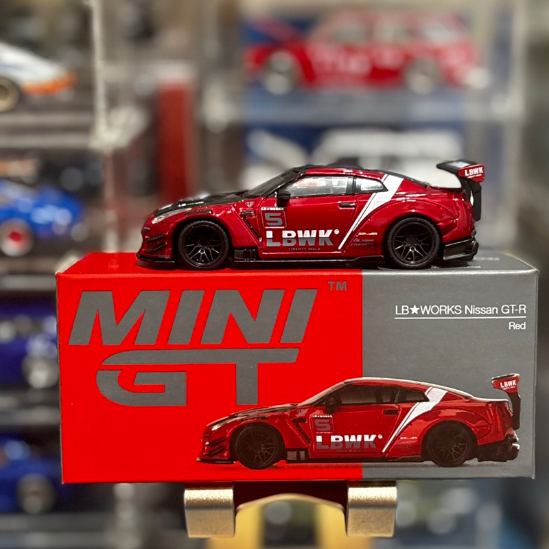 Jual Mini GT 345 - LB Works Nissan GT-R R35 Type 2, Rear Wing ver 3 Red ...