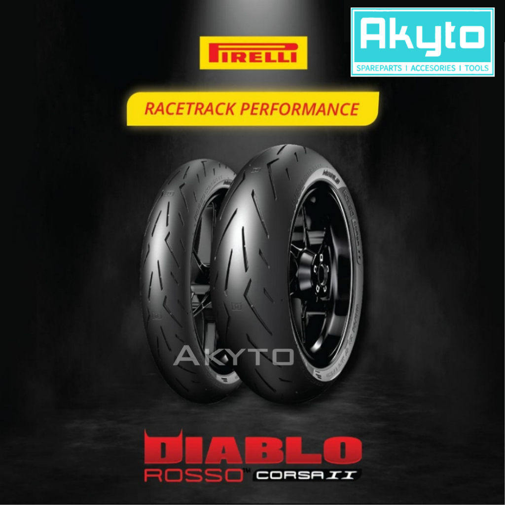 Jual BAN PIRELLI / DIABLO ROSSO CORSA II / DRC 2 / BAN TUBELESS SOFT ...