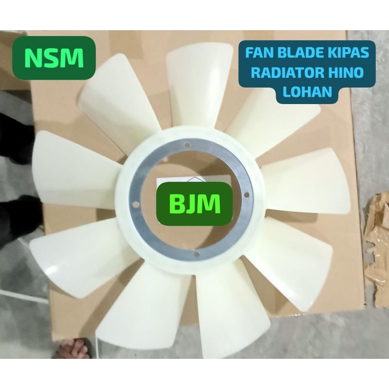 Jual KIPAS RADIATOR FAN BLADE RADIATOR 9 BLADE HINO LOHAN J08E FM260 ...
