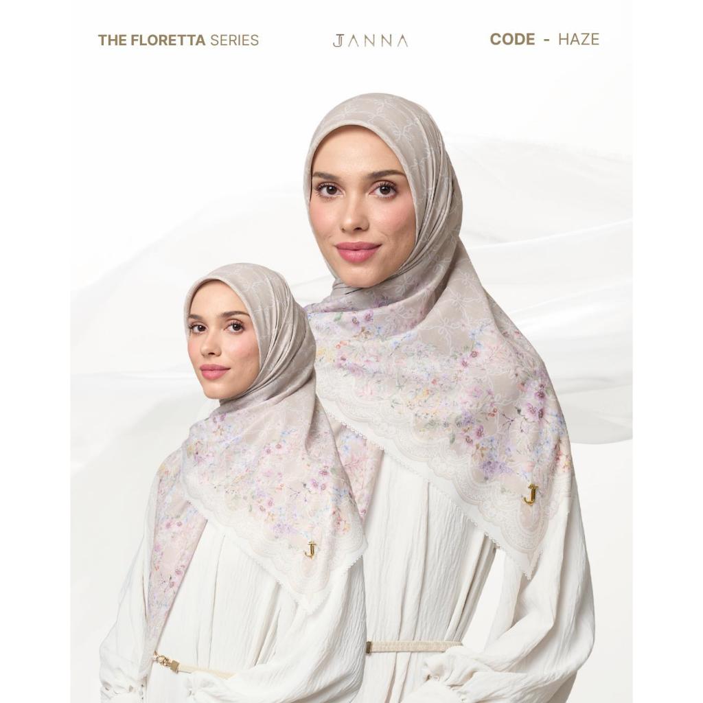 JANNA The Floretta Series (Premium Signature Printing Scarf)