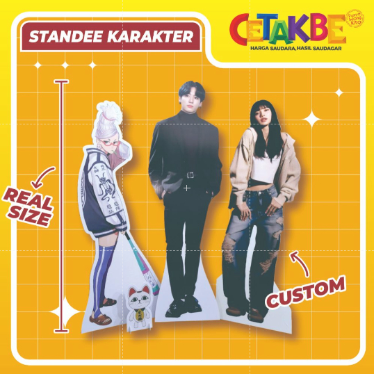 Jual STANDEE HUMAN - UP EXTRA UKURAN | Shopee Indonesia
