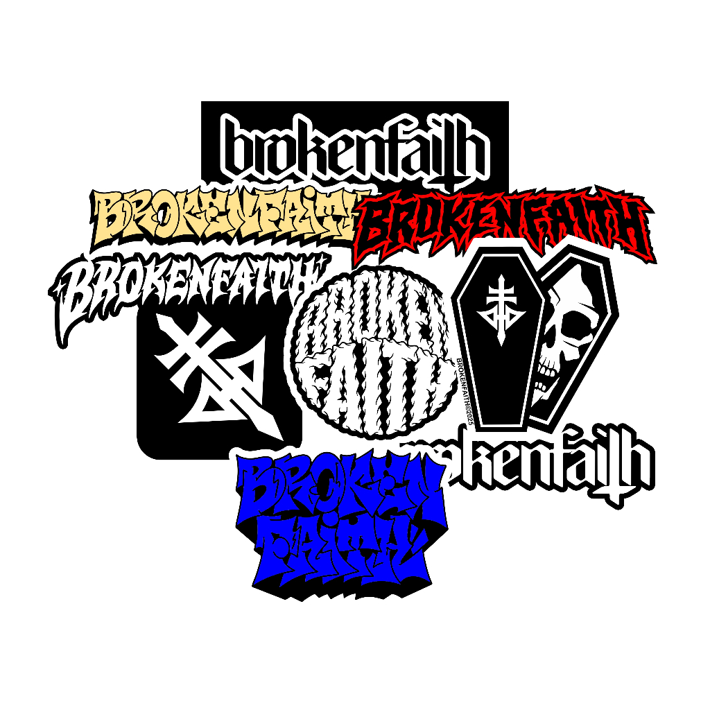 Jual Broken Faith - BFST - Sticker | Shopee Indonesia