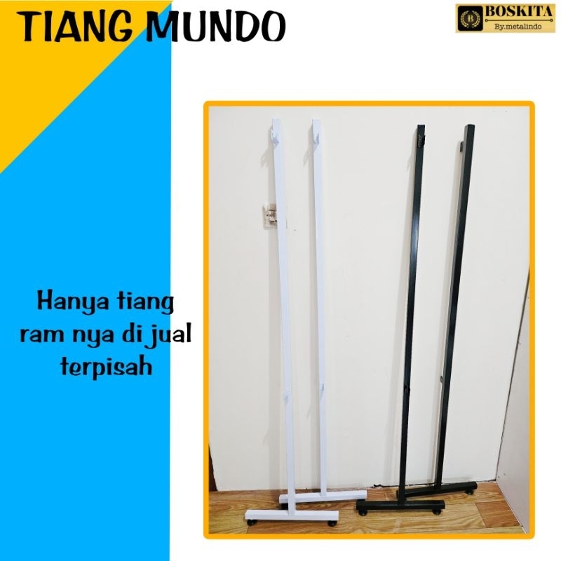 Jual Tiang mundo tiang besi ram mundo tiang gantungan accesories ...