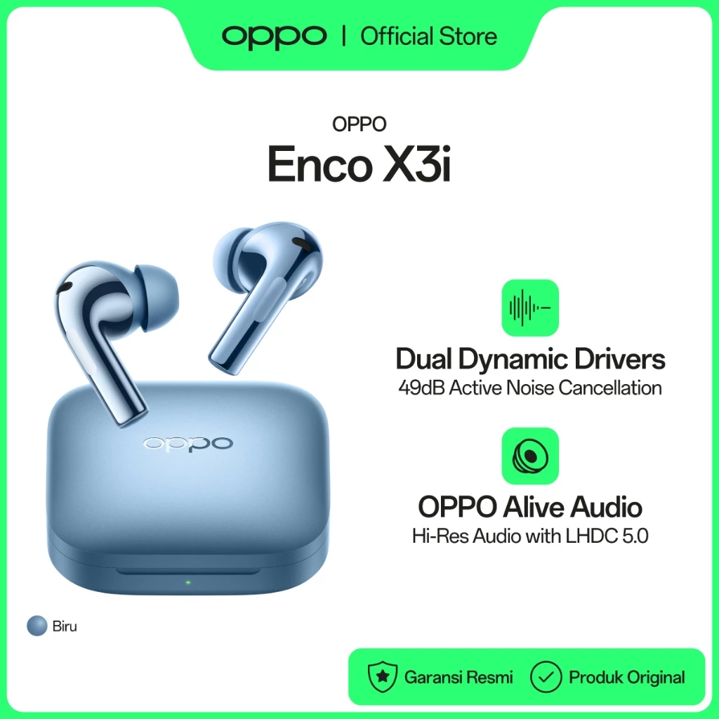 [NEW] OPPO Enco X3i True Wireless Noise Cancelling Earbuds