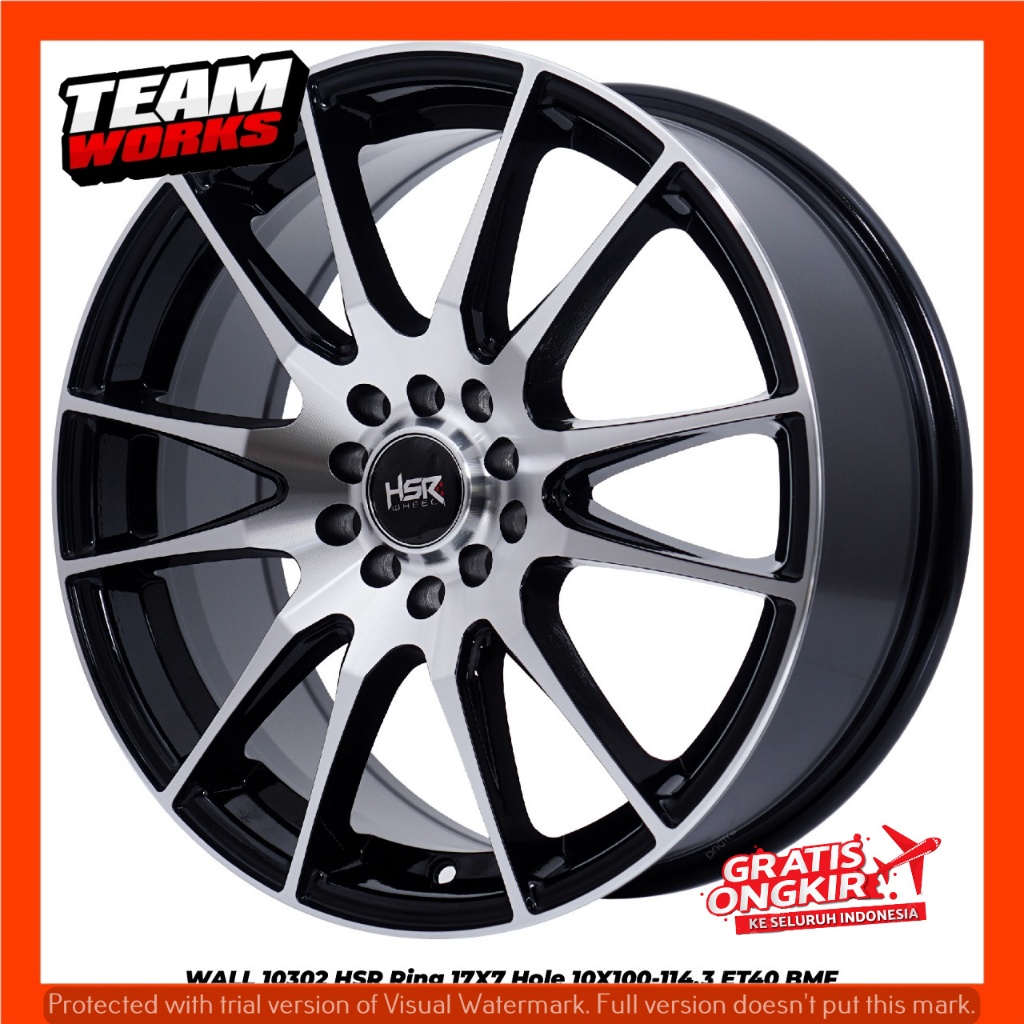 Jual VELG MOBIL MODEL PALANG RING 17 HSR WALL LEBAR 7,5 RATA XTRAIL ...