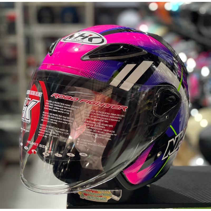 Jual Helm NHK R6 Motif Original | Shopee Indonesia