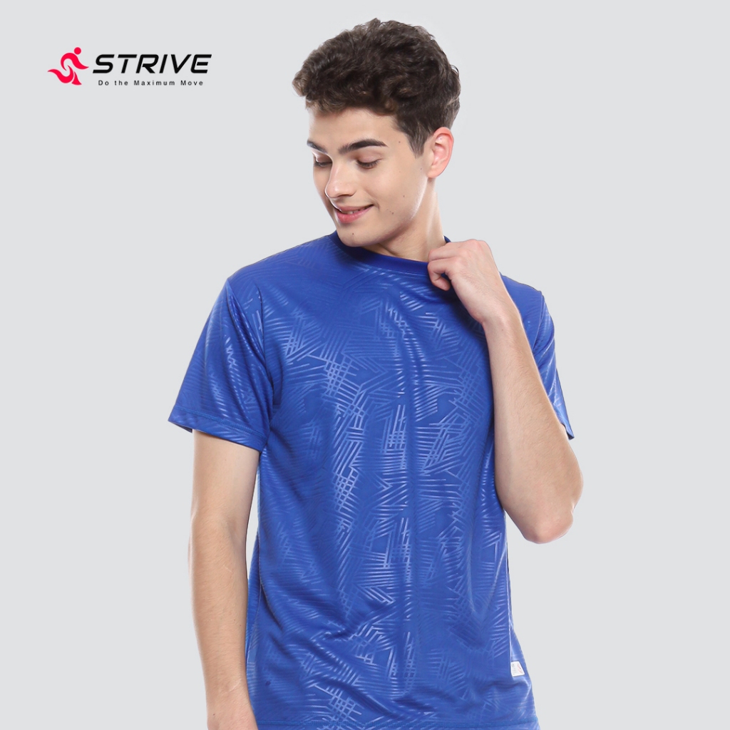 Jual STRIVE StriveGear Jersey Dry Fit Emboss Blue | Shopee Indonesia