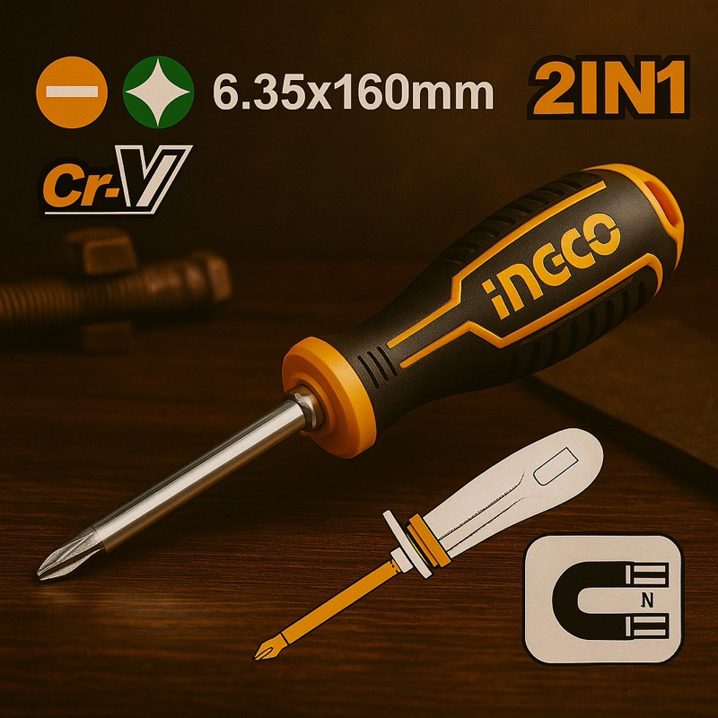 Jual Obeng Plus Minus (PH2+SL6) Dua Arah Obeng Bolak Balik Obeng Cabut ...