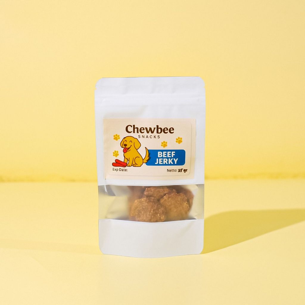 Jual CHEWBIE Premium Beef Jerky 100% Beef | Snack Anjing | Homade Dog ...