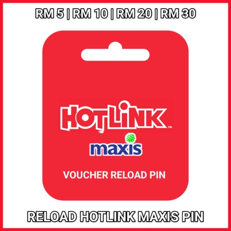 Jual Voucher Pin Hotlink Maxis Malaysia Pulsa Malaysia Hotlink Maxis ...
