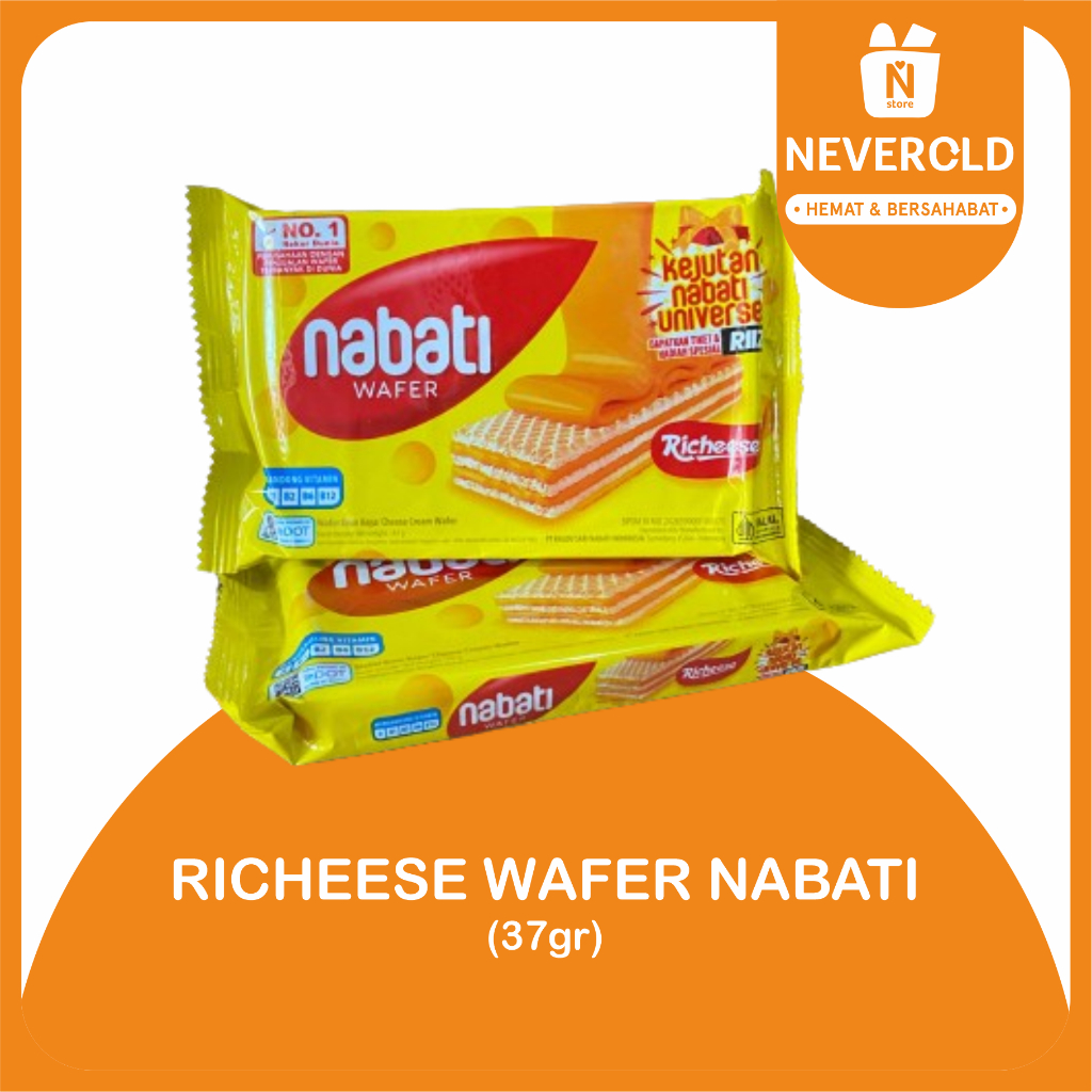 Jual RICHEESE NABATI WAFER KEJU @37gr | Shopee Indonesia