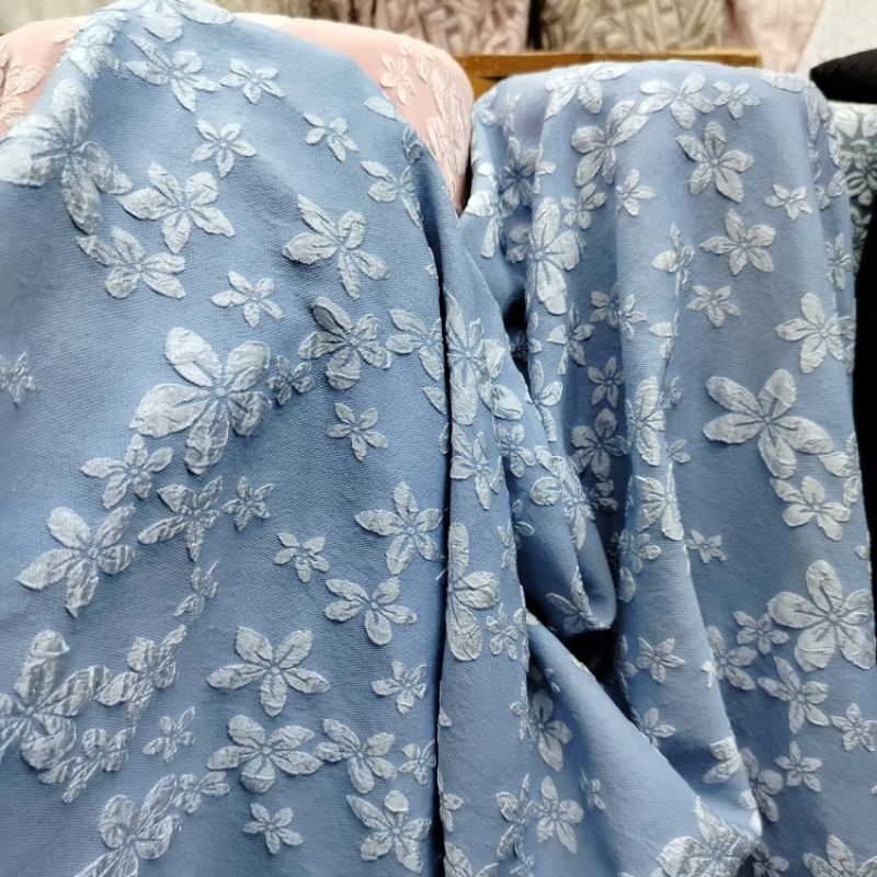 Jual bahan jacquard embos ( harga 0'5mtr/50) | Shopee Indonesia